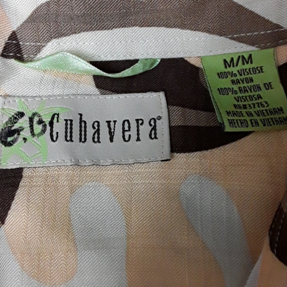 Imported short sleeve Cubavera shirt - Picture 5 of 5